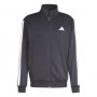 Fato de Treino Adidas Fleece 3 Stripes - Preto
